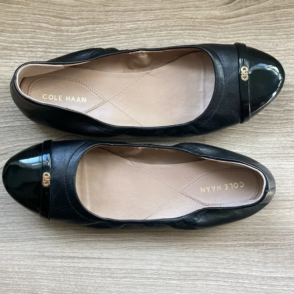 Cole Haan Elsie cap toe ballet flat 8,5 - Picture 1 of 16